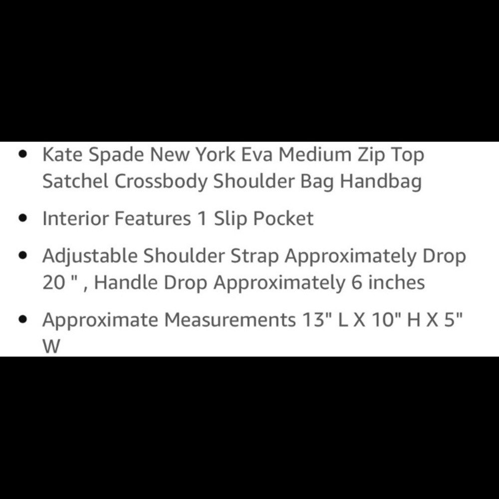 💜 Kate Spade Eva Medium Satchel 💜 - Picture 8 of 8